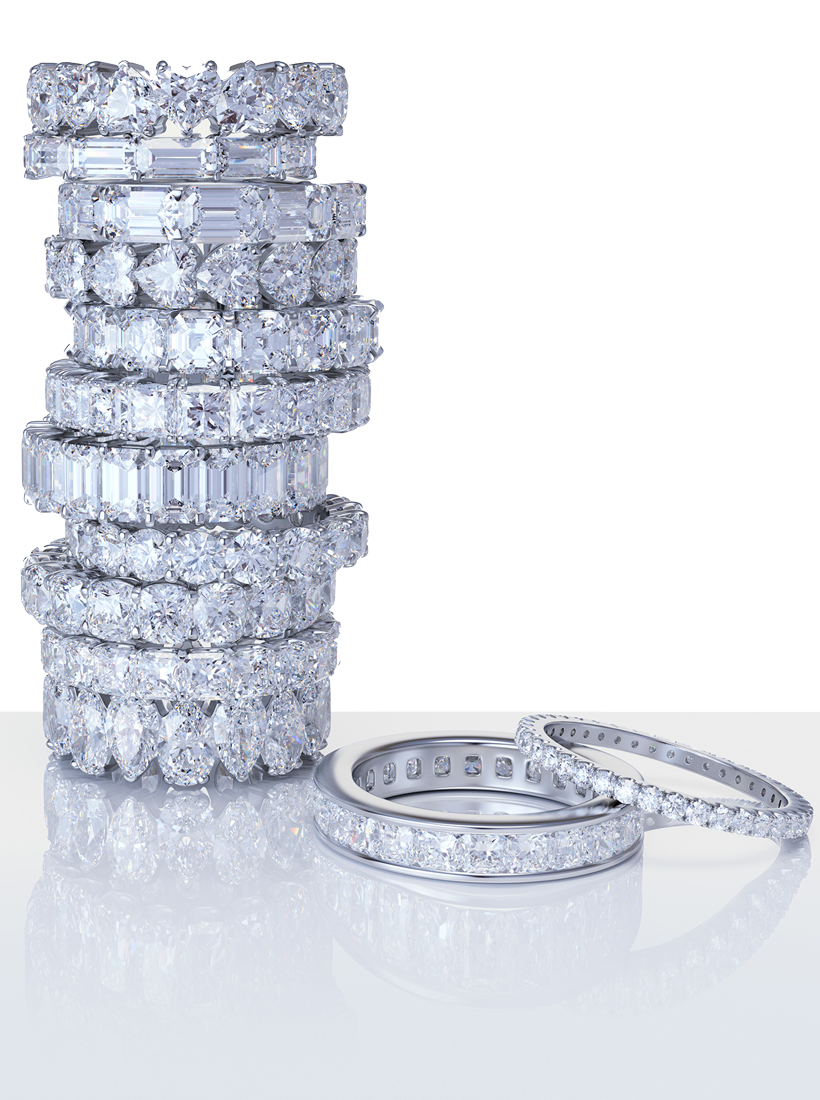 diamond band stack